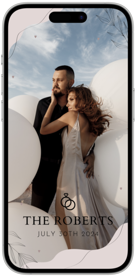 Elegant wedding filter for Snapchat & TikTok