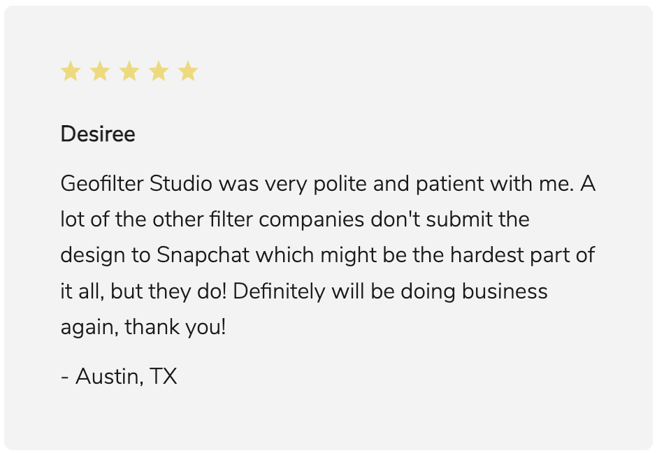 Geofilter Studio