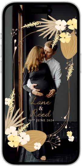 Beige Baby Shower