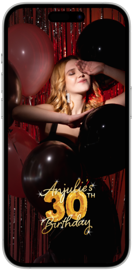 Foil Balloon Birthday