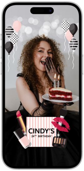 Make Up Themed Birthday