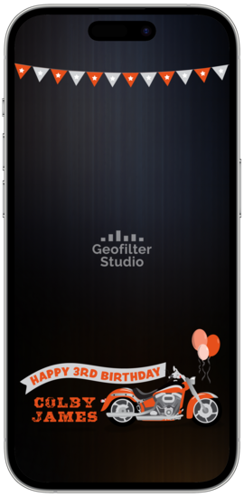 Motorcycle Themed Birthday