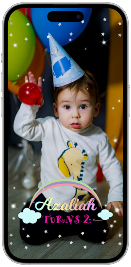 Rainbow Themed Birthday