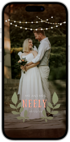 String Lights Wedding