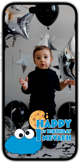 Cookie Monster Themed Birthday