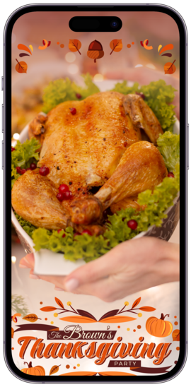 Thanksgiving Party Filter 7