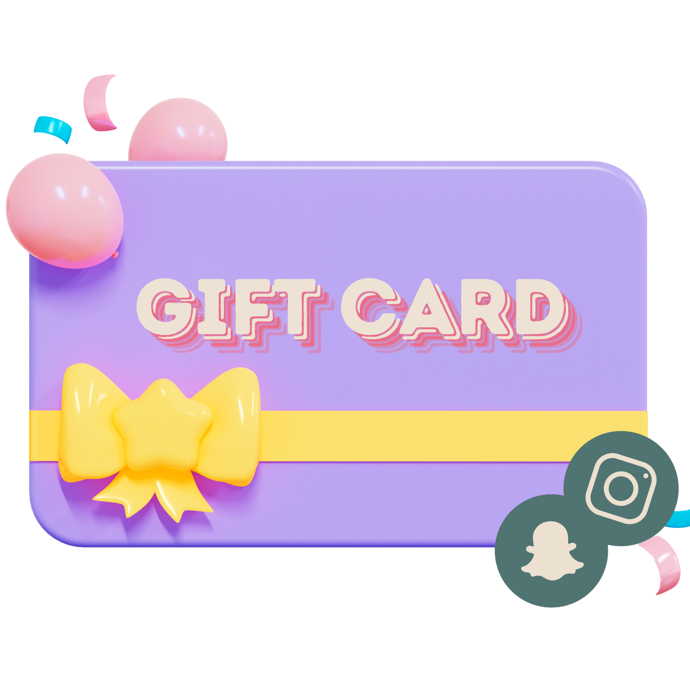 Snapchat Event Filter Gift Card